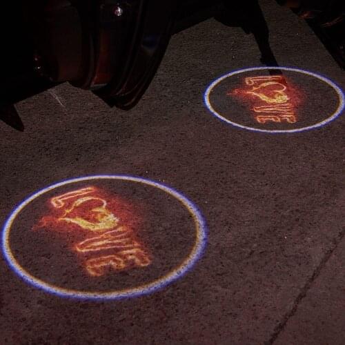 2 Pcs Car Door Lights Led Welcome Laser Projector Logo Light Car-Styling Decorative Lights Logos