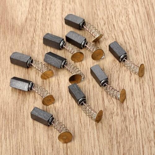 20Pcs/10Pair Electric Mini Drill Grinder Carbon Brushes Spare Parts For Electric Motors Dremel Rotary Tool 6x6x6.5mm Power Tool