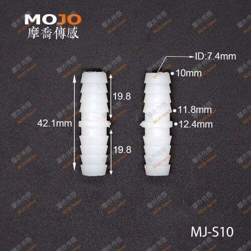 2020 Free shipping!! MJ-S10 Straight type barbed water fitting connectors 10mm diameter fitting (10pcs/lots)