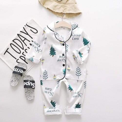 2021 Autumn New Fashion Children Pajamas Clothing Sets Kids Sleepwear Children Clothing Pajama Sets Boy Sets 1-4 Year Old