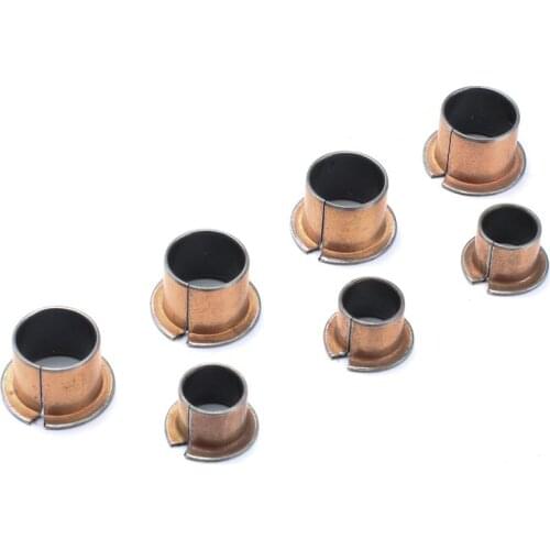 10PCS/LOT SF1-F Oilless Flange Bushing Bearing SF1-F10060-F10150-F12200 Self Composite Flange Bearings