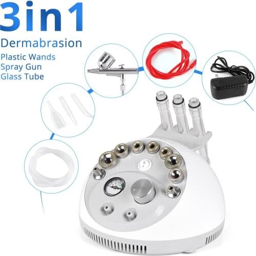 Diamond Microdermabrasion Facial Cleanse Skin Rejuvenation Blackhead Removal Vacuum Sprayer Machine