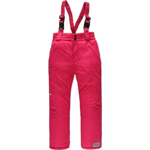 OLEKID 2021 3-16 Years Children Winter Overalls Waterproof Warm Cotton Kids Boys Snow Jumpsuit Teenagers Girl Ski Pants Trousers