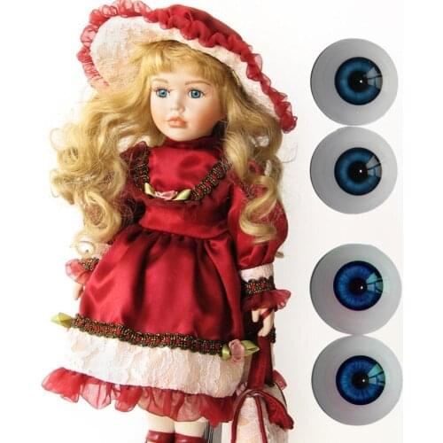 20/22/24mm Eyeball For Reborn Dolls Acrylic Halfround Eyes Rebirth Dolls Mold Accessories Multicolor Elf Eyes Supports Wholesale