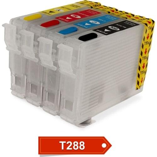 For Epson T288 Cartridge T2881-T2884 Ink Cartridge NO CHIP For Epson XP-240 XP-330 XP-340 XP-430 XP-434 XP-440 XP-446 Printer