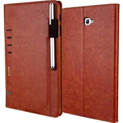 Top Grade Retro Leather Case for Samsung Galaxy Tab A 10.1" 2016 T580 Business Stand Card Smart Cover for Samsung SM-T585 T580