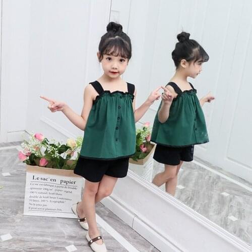 Summer Girls Clothes Set Teenage Kids Clothing Sports Suit Girls Outfits Casual Tracksuit Children Clothes 4 6 8 10 11 12 Years