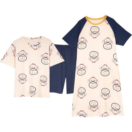 Summer Short Cartoon Mens Pajama Sets Mens Sleep&Lounge Home Suits Multi Styles Plus Sizes 3XL Mens Sleepwear Pajamas Fashion