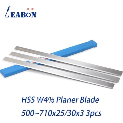 Wood Planer Blades Knife Blade HSS W4% Woodworking Power Tools Accessories 500mm to 710mm