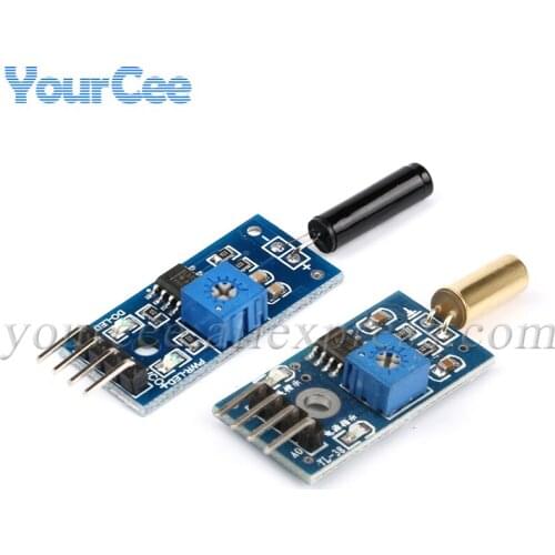 2 pcs Vibration Switch Detection Sensor Module 3.3V-5V SW-18015P