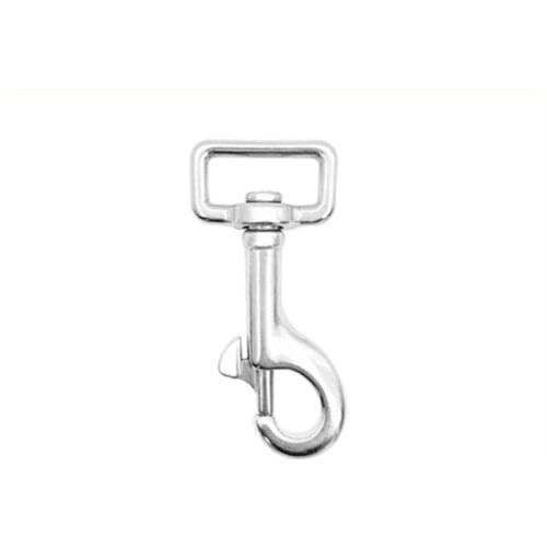 Marine Boat 74mm 304 Stainless Steel Round Eye Swivel Quick Hook Hiking Camping Carabiner Pet Chains