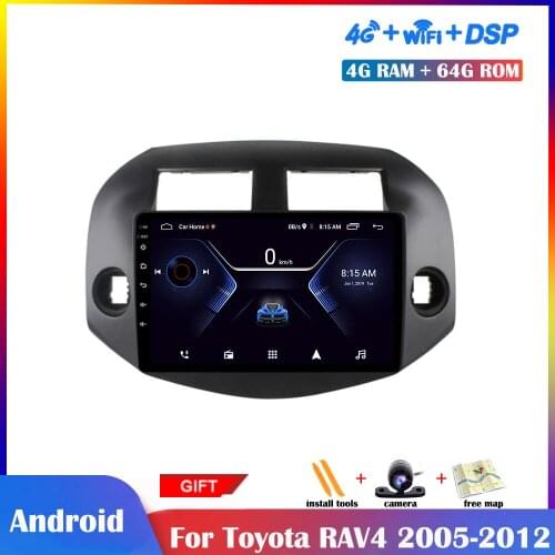 10.1 inch Android Multimedia Player For Toyota RAV4 Rav 4 2005-2012 DSP Car Radio Stereo GPS Navigation IPS Screen Auto Radio