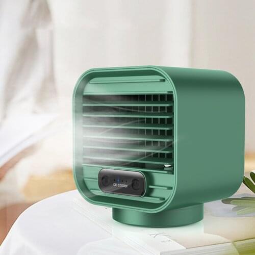Usb Ventilador Desk Mini Fan Portable Air Cooler Fan Air Conditioner Fans Desktop Air Cooling Fan Humidifier Ventilateur#g4