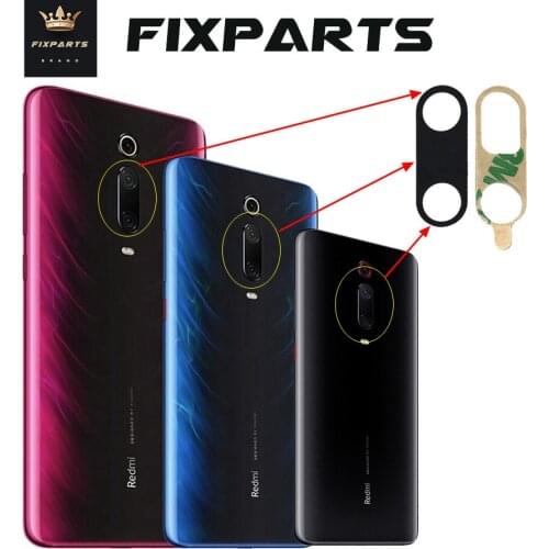 New Back Rear Camera Glass Lens For Xiaomi Redmi K20 / K20 Pro Mi 9T Camera Glass Lens 9T Pro Replacement Repair With Adhesive