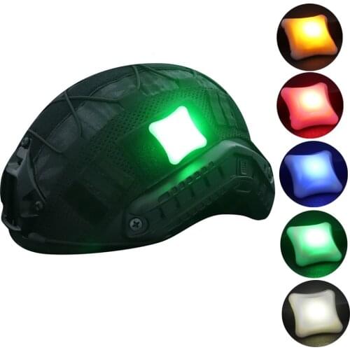 Outdoor Tactical Helmet Signal Lamp for Hunting Hiking Light Survival Lamp MOLLE Waterproof LED Light Indicators