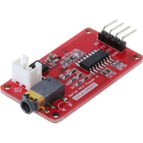 UART Serial MP3 Music Player Module With Speaker Monaural Amplifier Board for arduino