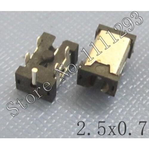 20pcs/lot DC power jack for Newsmy Teclast Window N90 Cube U23GT U9GT2 U39GT etc Tablet . 2.5x0.7mm DIP