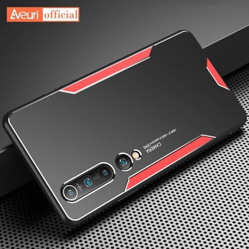 Luxury Metal Phone Case For Xiaomi Mi Poco X3 NFC M3 F2 Pro Mi 10 Ultra A3 Cover Case For Xiaomi Redmi 10X K20 K30 Pro 5G Coque