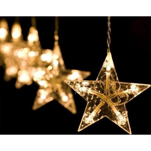 Christmas Fairy Ball String Light Garland Party DIY Led String Light With Uk Eu Au 20m Snowflakes Star Wedding Star Fairy Lights