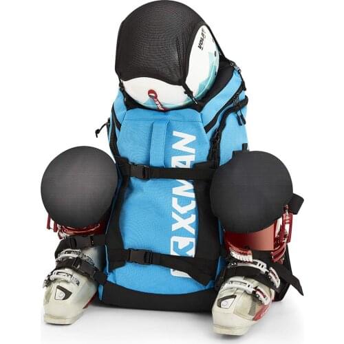 Ski Boot Backpack Lightweight and Durable Ski Bag-Stores Gear Including Helmet, Snowboard,Boots,Goggles, Gloves & Accessories