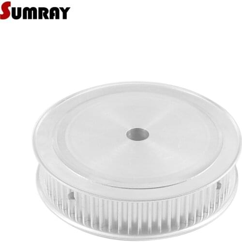 SUMRAY 5M 70T Timing Belt Pulley 10/12mm Inner Bore Pulley Wheel 16mm Width Motor Belt Pulley For 15mm Timing Belt
