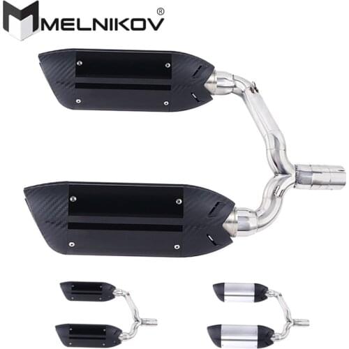 Motorcycle Full Exhaust Muffler Escape System Slip On For Suzuki GSR400 GSR600 BK400 BK600 GSR BK 400 600 Modified Pipe Exhaust
