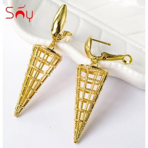Sunny Jewelry New Hot Sale Drop Earrings Copper Gold Planted High Quality For Women Bohemia Trendy For Daily Wear Gift