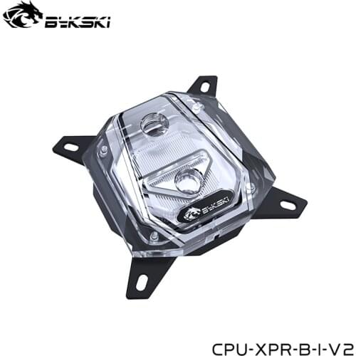 Bykski CPU Water Block For Intel LGA 1150 1151 1155 1156 ,2011,2066 ,CPU WaterCooler 5v 3pin,12v 4pin ,CPU-XPR-B-I-V2