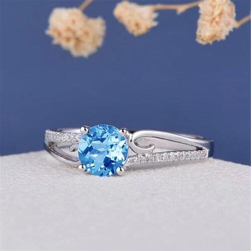 Fashion Pear-shaped Drop-shaped Zircon Ring Party Ladies Wedding Bridal Ring Gift 5-11 Rings For Women Accessories Engagement J