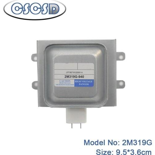 1pcs/lot 9.5*3.6cm 2M319G good work 6 cooling ribs CSCSD microwave oven replacement parts Magnetron oven parts