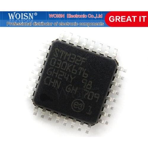 1pcs/lot STM32F030K6T6 STM32F030 STM32F 32F030K6T6 LQFP-32 In Stock