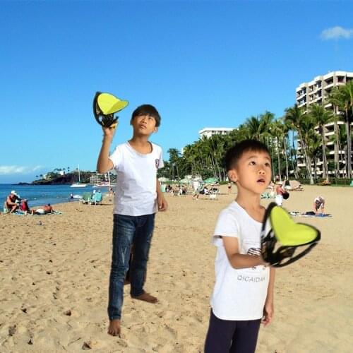 1Pc Racket Outdoor Parent-Child Interactive Toy Hand Catching Ball Indoor Individual Throwing & Catching Ball Fitness Sport Toy