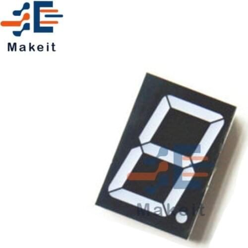10 Pins 1.8 inch 1 Bit Digit Red Led Display 7 Segment Common Cathode Digital Display Board Module Diy Kit