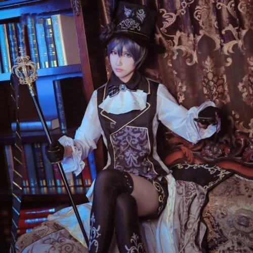 2017 Black Butler Sun Awake Anime Ciel Phantomhive Cosplay Yume 100 Halloween costume Free Shipping With Good Quality