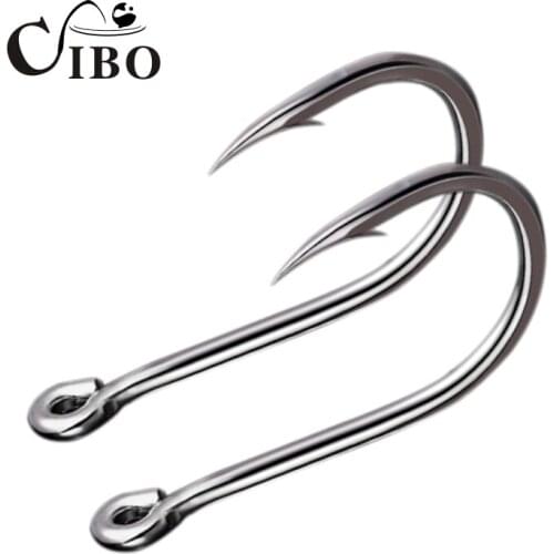 50/100pcs High Carbon Steel Barbed Fishing Hooks Set 2# 4# 6# 8# 10# Single Circle Carp Hook Sea Fly Fishing Hook Accessories