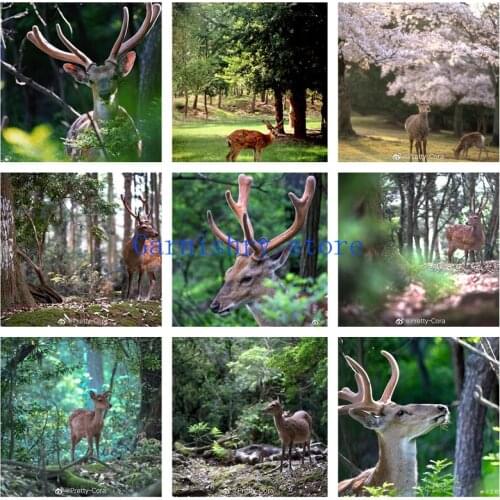 DIY 5D Diamond Mosaic God Deer Girl Elf Diamond Painting Cross Stitch Kits Diamond Embroidery Full Home Decor Handmade Art