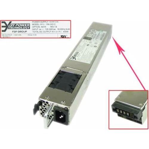 Power YM-2451C YM-2451CERB Server Power Supply 450W PSU R512 G2