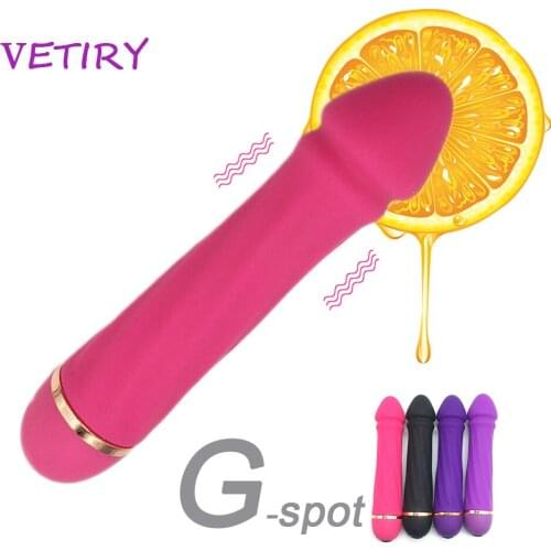 VETIRY Big Dildo Vibrator Realistic Dildo Magic Wand Clitoris Vagina Stimulator Sex Toys for Women G Spot Vibrator AV Stick