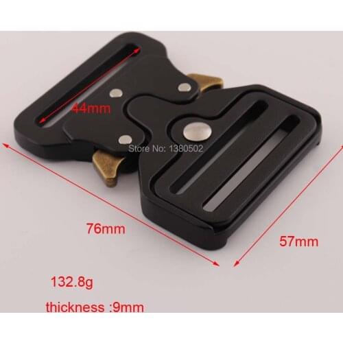 Quick Side Release Metal Strap Buckles For 44mm Webbing DIY for Luggage Clothes Bag Accessories