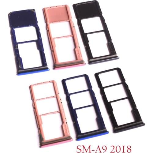 SIM Tray Holder SD Card Reader Slot Adapter for Samsung Galaxy A9 2018 A920F A920FN A920DS