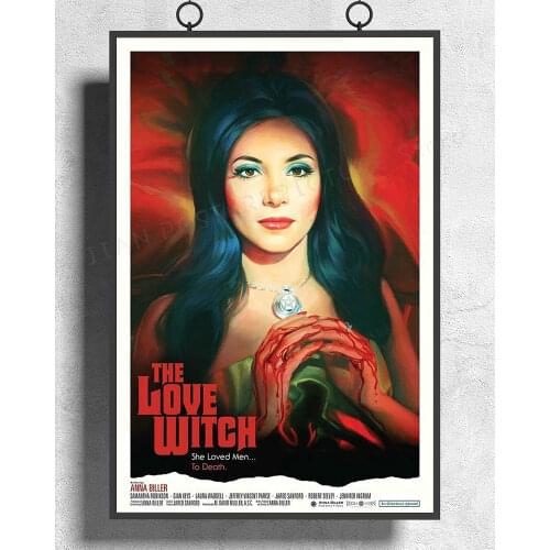 H015 The Love Witch Movie Wall Sticker Silk Poster Art Home Decoration