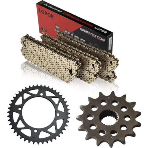 520 Motorcycle Front Rear Sprocket Chain Kits Set For Yamaha XT600 1989-1998 XT600E XT600Z Tenere 1989-1998 XTZ660 1991-1995
