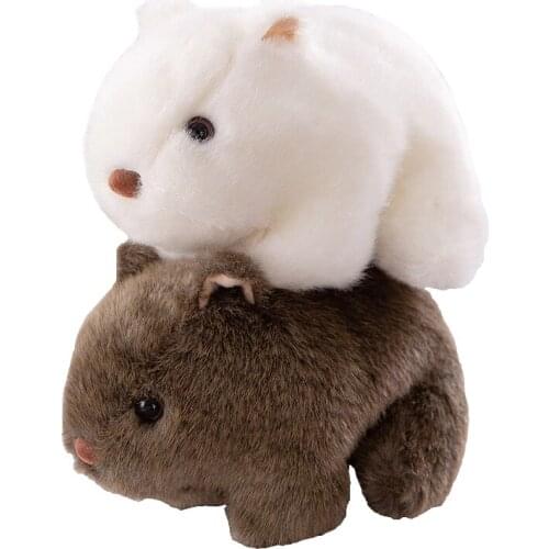 Cute little mouse plush toy simulation animal doll guinea pig doll for girlfriend birthday gift toy