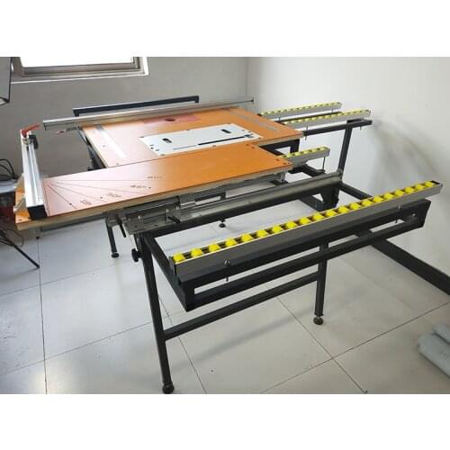 Multifunctional push-pull pusher for woodworking table folding saw table manual woodworking edge banding machine