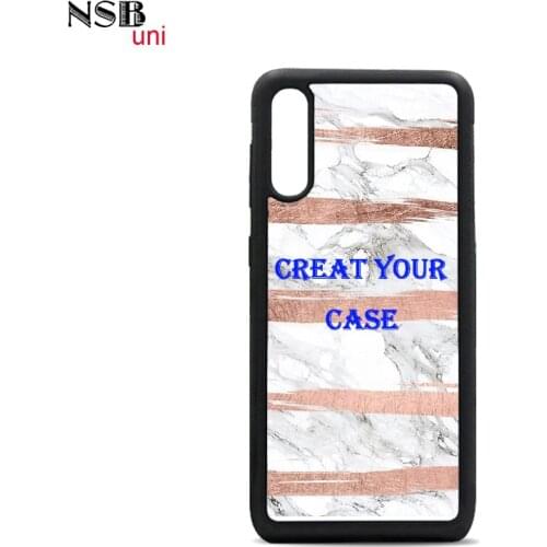 NSB Uni Soft Rubber TPU Case for Sam sung A50 Custom Print Soft Back Covers 2D Sublimation Customized DIY Case