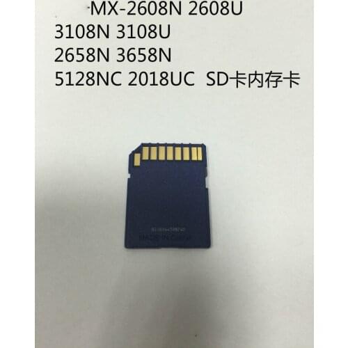 New SD memory card for Sharp MX 2608 3108 3508 2658 3658 5128 ARM9 code
