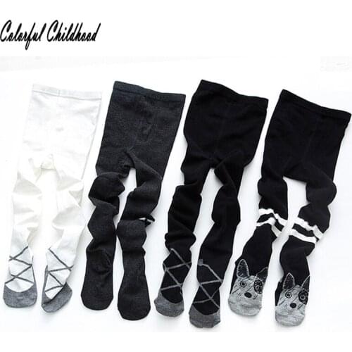 2018 New Kid Girls Stockings Cartoon Animal Pattern Printed Big Girls Elastic Force Leggings Baby Costume Childrnens Pantyhose