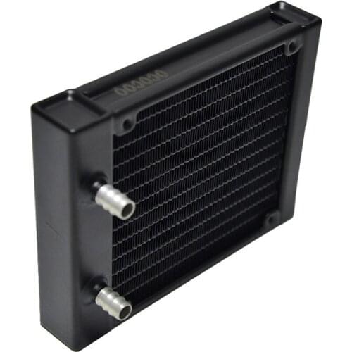 OCOCOO 120D753 Thick 27MM Water Cooler Water Cooling Radiator For Computer Pure Aluminum Heatsink Computer Radiator
