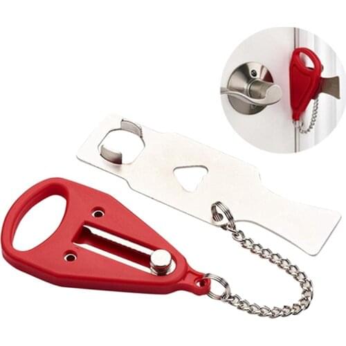 Portable Hotel Door Lock Locks Self-Defense Safety Door Lock for Travel Lock Anti Theft Security Privacy Hotel Home Room