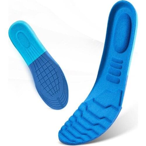 Sneakers Insoles Men Women Can Be Cut Size Massaging Shock Absorption Pads Deodorant Breathable Cushion Feet Orthopedic Insoles